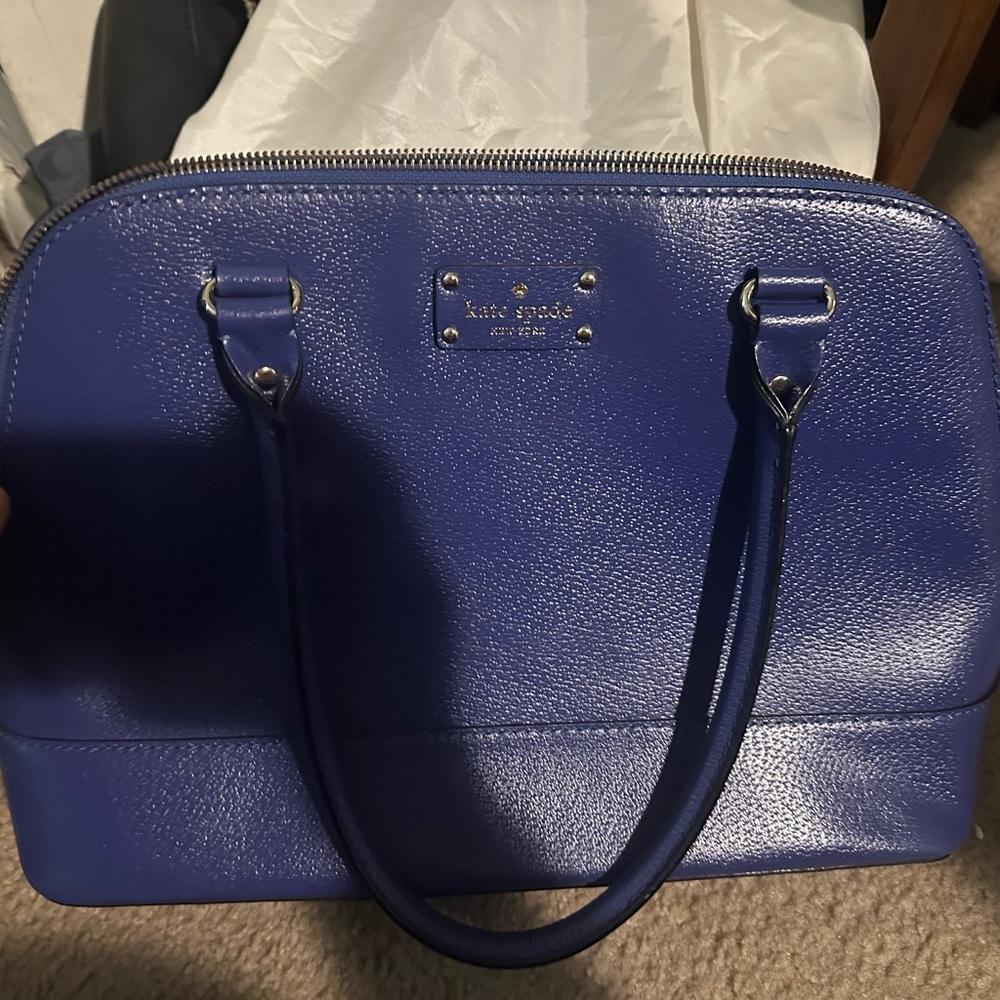 Large blue Kate Spade bag. Never used or worn